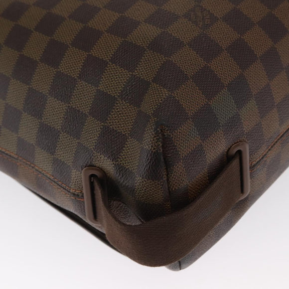 LOUIS VUITTON Damier Ebene Brooklyn MM Shoulder Bag N51211 LV Auth bs33156