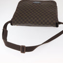 LOUIS VUITTON Damier Ebene Brooklyn MM Shoulder Bag N51211 LV Auth bs33156-7