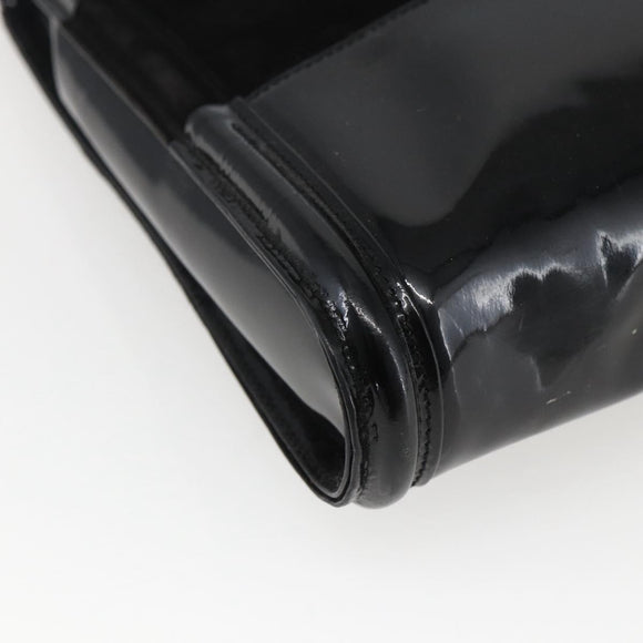 GUCCI Tote Bag Patent leather Black 007 2023 0231 Auth bs33161