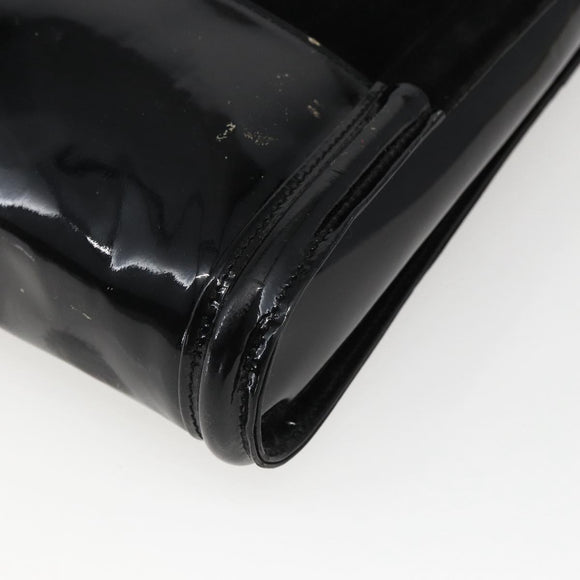 GUCCI Tote Bag Patent leather Black 007 2023 0231 Auth bs33161