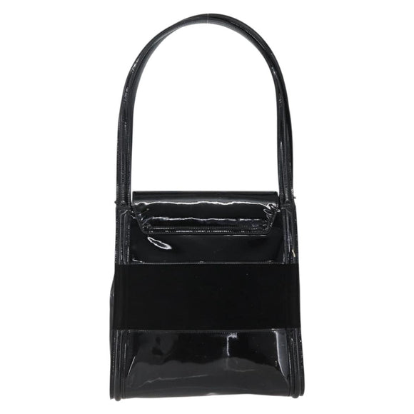GUCCI Tote Bag Patent leather Black 007 2023 0231 Auth bs33161