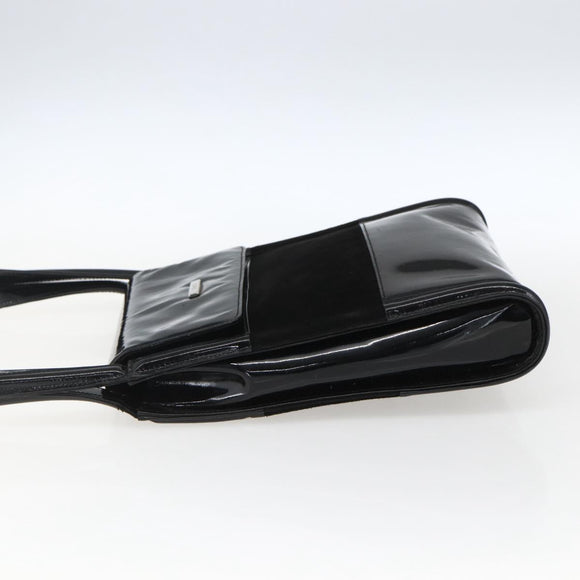 GUCCI Tote Bag Patent leather Black 007 2023 0231 Auth bs33161