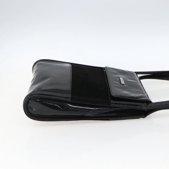 GUCCI Tote Bag Patent leather Black 007 2023 0231 Auth bs33161