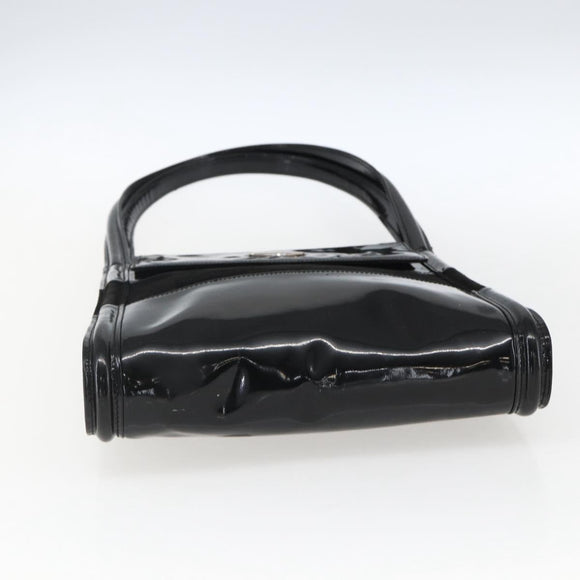 GUCCI Tote Bag Patent leather Black 007 2023 0231 Auth bs33161