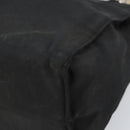 PRADA Hand Bag Nylon Black Silver Auth bs33168-9