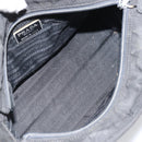PRADA Hand Bag Nylon Black Silver Auth bs33168-11