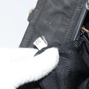 PRADA Hand Bag Nylon Black Silver Auth bs33168-12