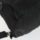PRADA Backpack Nylon Black Silver Auth bs33169-15