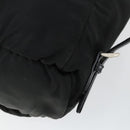 PRADA Backpack Nylon Black Silver Auth bs33169-16