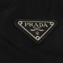 PRADA Backpack Nylon Black Silver Auth bs33169-18