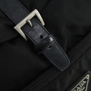 PRADA Backpack Nylon Black Silver Auth bs33169-9