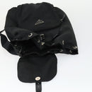 PRADA Backpack Nylon Black Silver Auth bs33169-10
