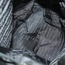 PRADA Backpack Nylon Black Silver Auth bs33169-11