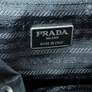 PRADA Backpack Nylon Black Silver Auth bs33169-22