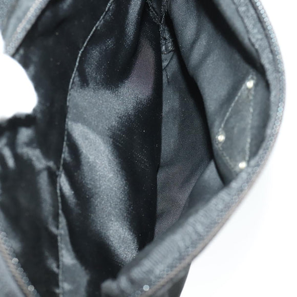 PRADA Backpack Nylon Black Silver Auth bs33169