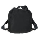 PRADA Backpack Nylon Black Silver Auth bs33169-2