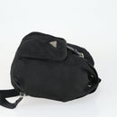 PRADA Backpack Nylon Black Silver Auth bs33169-3
