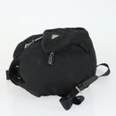 PRADA Backpack Nylon Black Silver Auth bs33169-4