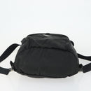 PRADA Backpack Nylon Black Silver Auth bs33169-5