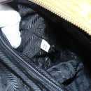 PRADA Chain Shoulder Bag Nylon Yellow Gold Auth bs33172-23