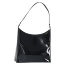 Salvatore Ferragamo Shoulder Bag Patent leather Black Silver Auth bs33174-1