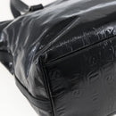 Salvatore Ferragamo Tote Bag Patent leather Black Silver Auth bs33176-16