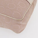 Salvatore Ferragamo Tote Bag Canvas Pink Silver Auth bs33177-9