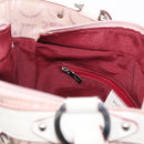 Salvatore Ferragamo Tote Bag Canvas Pink Silver Auth bs33177-19