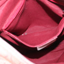 Salvatore Ferragamo Tote Bag Canvas Pink Silver Auth bs33177-20