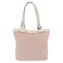 Salvatore Ferragamo Tote Bag Canvas Pink Silver Auth bs33177-2