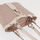 Salvatore Ferragamo Tote Bag Canvas Pink Silver Auth bs33177-6