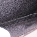 Gianni Versace Business Bag Leather Brown Gold Auth bs33178-12