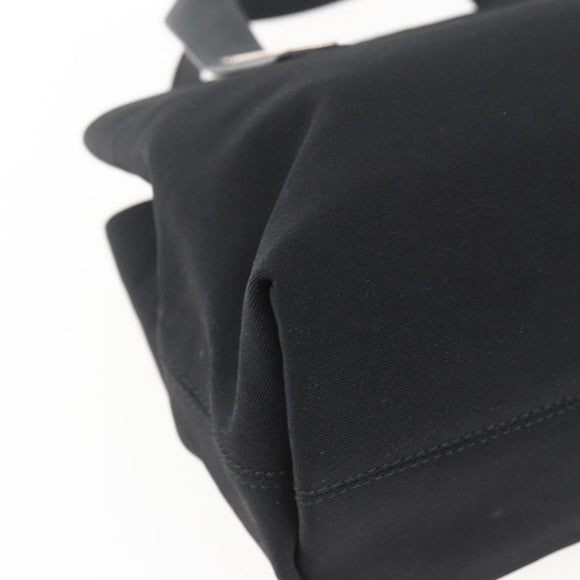 Salvatore Ferragamo Hand Bag Canvas Black 339933 Auth bs33179