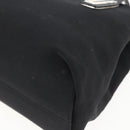 Salvatore Ferragamo Hand Bag Canvas Black 339933 Auth bs33179-15