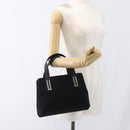 Salvatore Ferragamo Hand Bag Canvas Black 339933 Auth bs33179-22