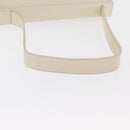 PRADA Schoudertas Nylon Beige Zilver Auth bs33180-7