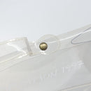 HERMES Vinyl Kelly Hand Bag Vinyl Clear Auth bs33185-10