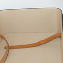 HERMES Trunk Leather Black Auth bs33187-19