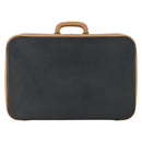 HERMES Trunk Leather Black Auth bs33187-13