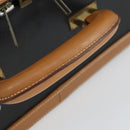 HERMES Trunk Leather Black Auth bs33187-7