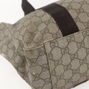 GUCCI GG Supreme Tote Bag PVC Beige Silver 141624 Auth bs33190-11
