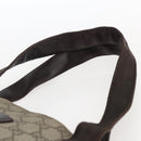 GUCCI GG Supreme Tote Bag PVC Beige Silver 141624 Auth bs33190-8