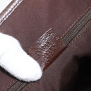 GUCCI GG Canvas Web Sherry Line Tote Bag Beige Silver Red 145758 Auth bs33193-12