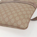 GUCCI GG Supreme Shoulder Bag PVC Pink Gold 295257 Auth bs33194-8