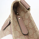 GUCCI GG Supreme Shoulder Bag PVC Pink Gold 295257 Auth bs33194-9