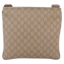 GUCCI GG Supreme Shoulder Bag PVC Pink Gold 295257 Auth bs33194-2