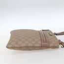 GUCCI GG Supreme Shoulder Bag PVC Pink Gold 295257 Auth bs33194-4