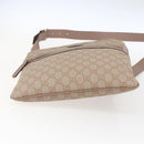 GUCCI GG Supreme Shoulder Bag PVC Pink Gold 295257 Auth bs33194-5