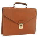 LOUIS VUITTON Epi Serviette Conseiller Zipangu Gold M54428 LV Auth bs33195-1