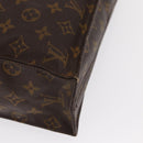 LOUIS VUITTON Monogram Sac Plat Hand Bag M51140 LV Auth bs33196-9